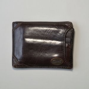 Mens Fossil leather wallet